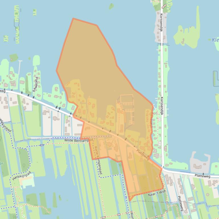 Kaart van postcodegebied 2811HR.