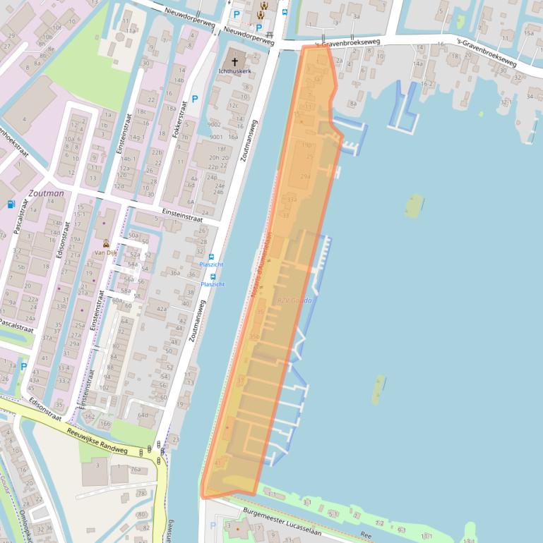 Kaart van postcodegebied 2811HS.