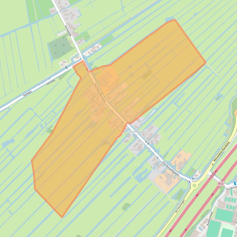 Kaart van postcodegebied 2811KC.