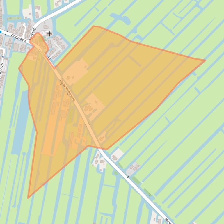 Kaart van postcodegebied 2811LD.