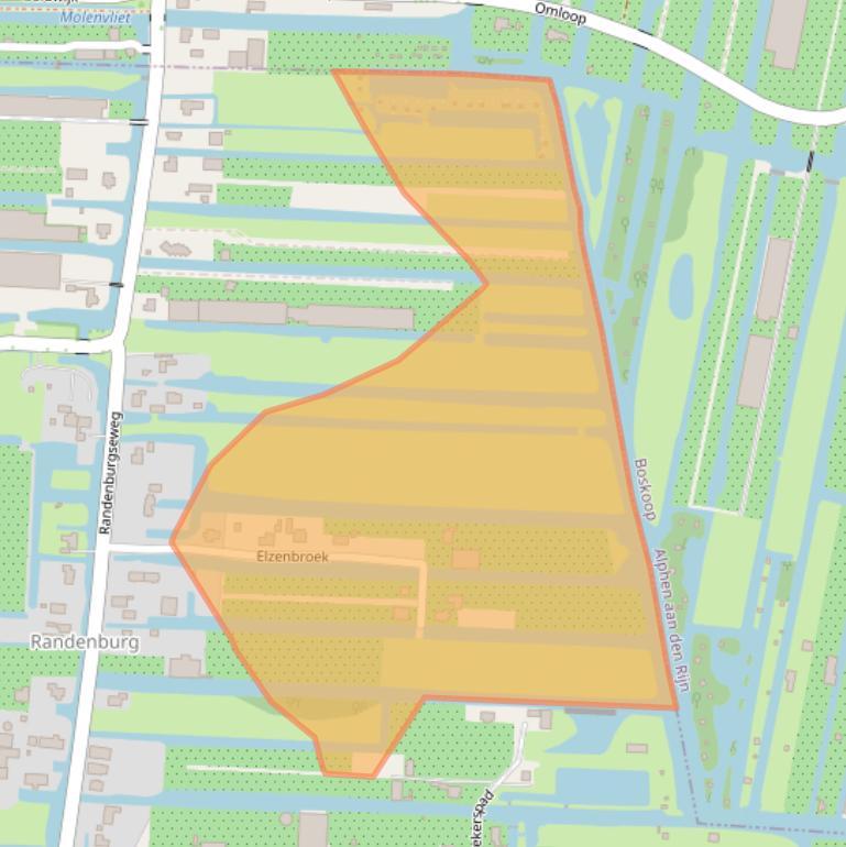Kaart van postcodegebied 2811NX.