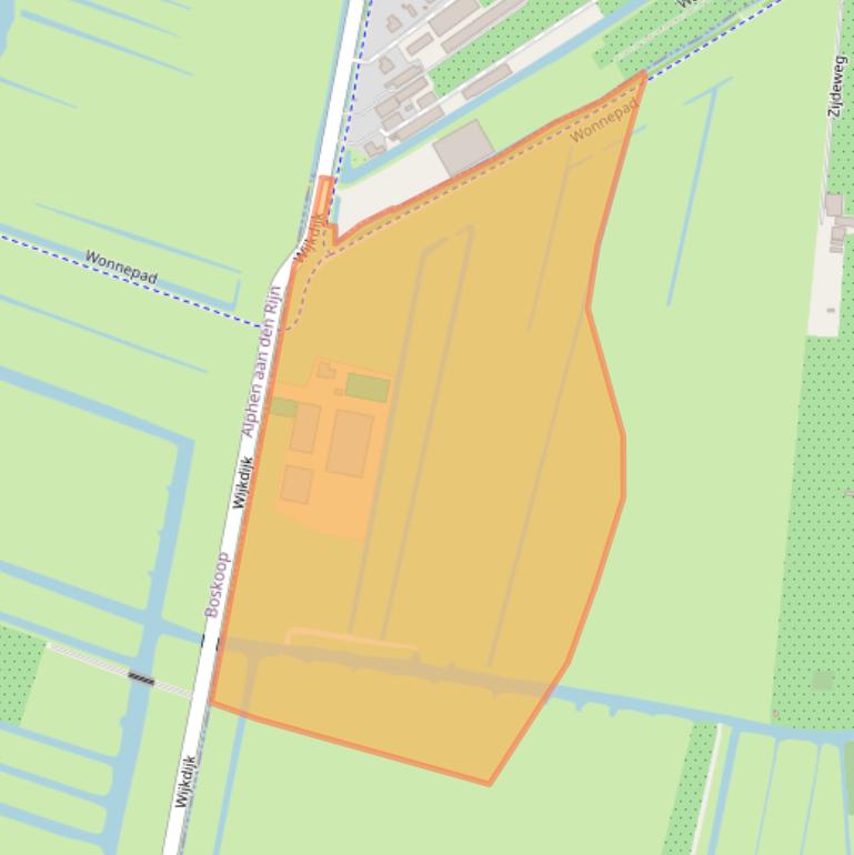 Kaart van postcodegebied 2811XZ.