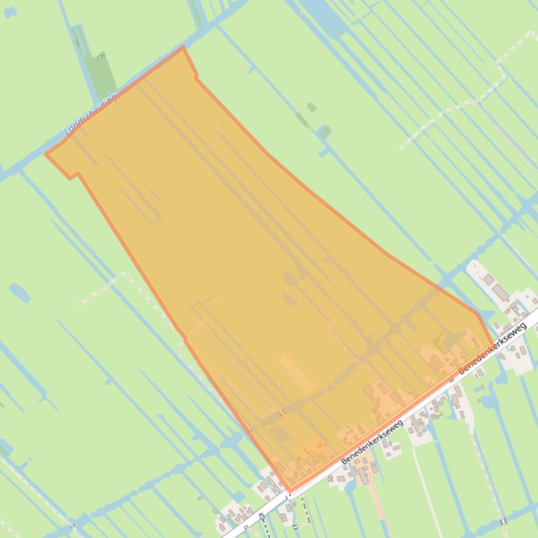 Kaart van postcodegebied 2821LG.