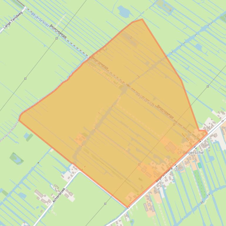 Kaart van postcodegebied 2821NJ.