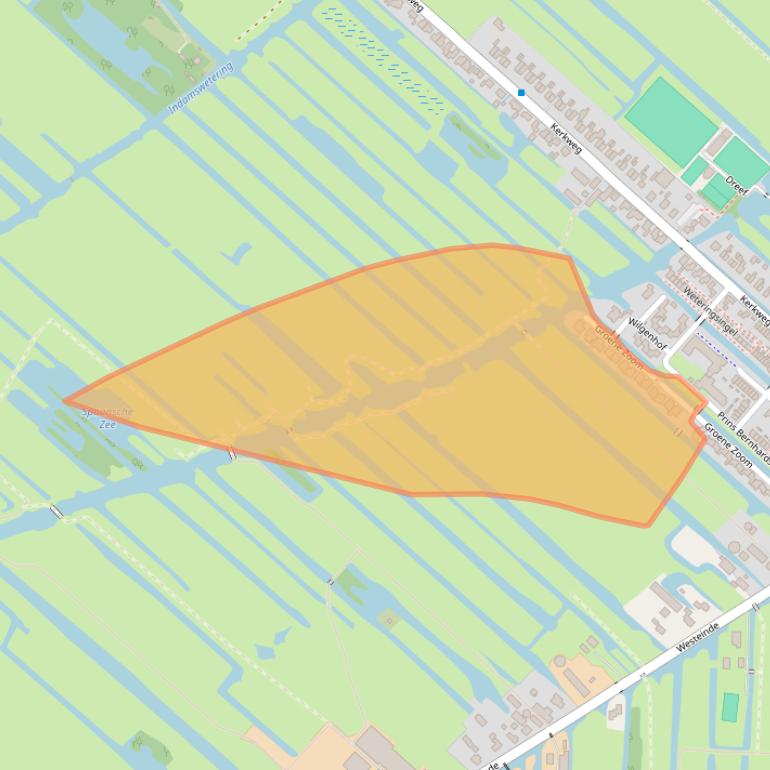 Kaart van postcodegebied 2825BB.