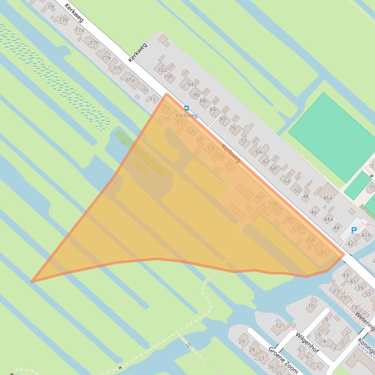 Kaart van postcodegebied 2825BR.