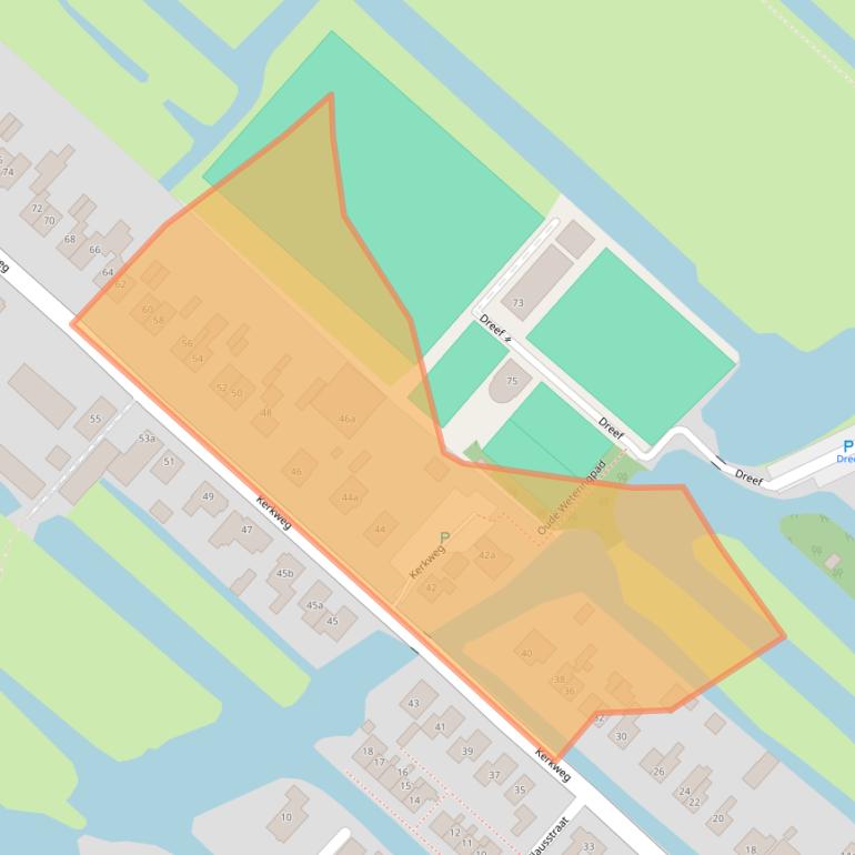 Kaart van postcodegebied 2825BT.