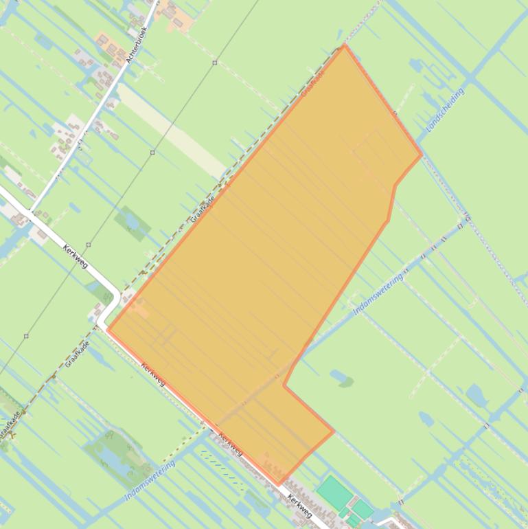 Kaart van postcodegebied 2825BW.