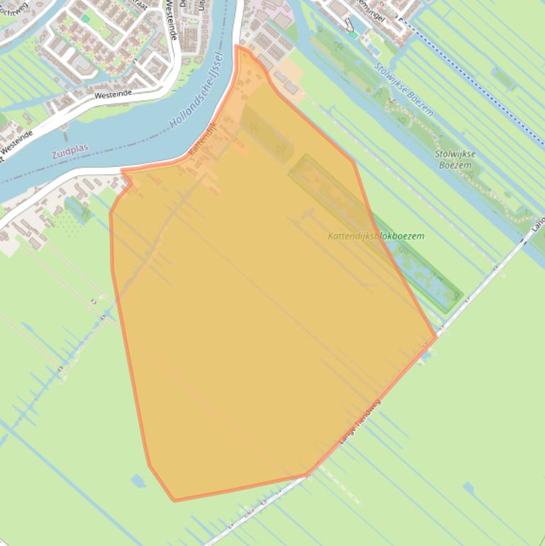 Kaart van postcodegebied 2831AB.