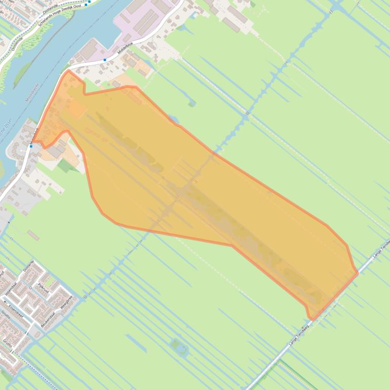 Kaart van postcodegebied 2831BK.