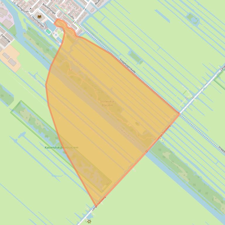 Kaart van postcodegebied 2831XS.