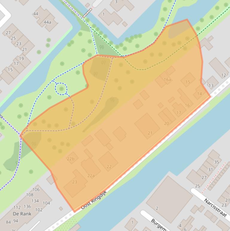 Kaart van postcodegebied 2841LE.