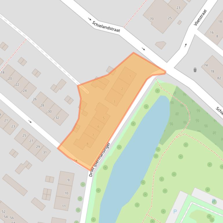 Kaart van postcodegebied 2841VJ.