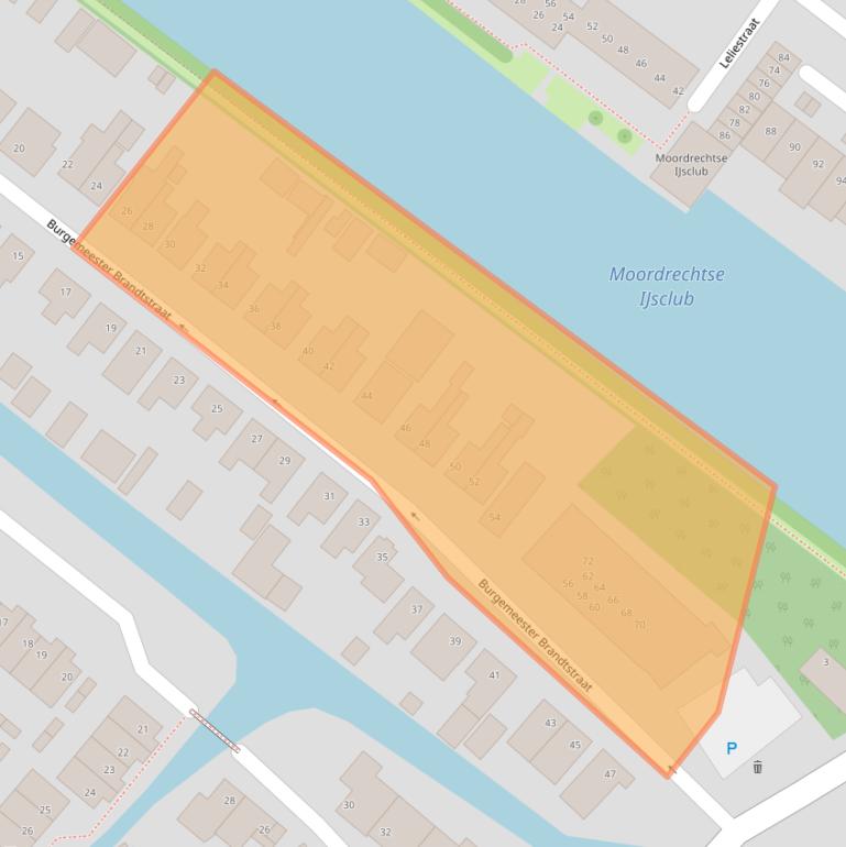 Kaart van postcodegebied 2841XD.