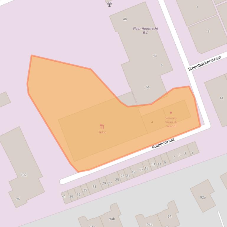 Kaart van postcodegebied 2851AV.