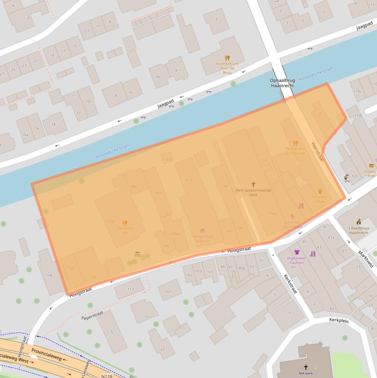 Kaart van postcodegebied 2851BK.