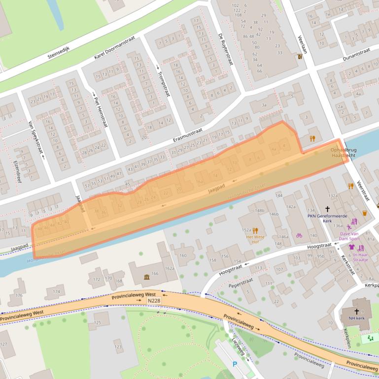 Kaart van postcodegebied 2851CH.