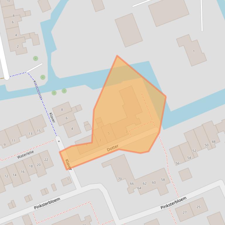 Kaart van postcodegebied 2851ZA.