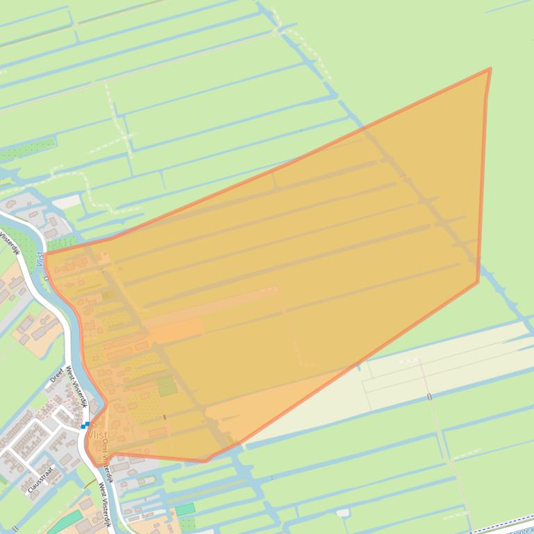 Kaart van postcodegebied 2855AD.