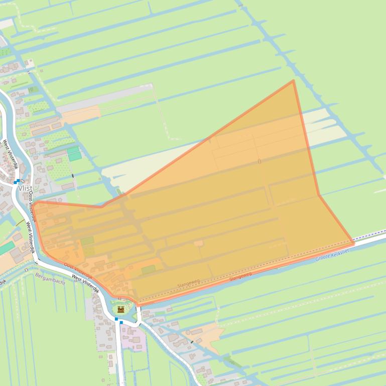 Kaart van postcodegebied 2855AE.