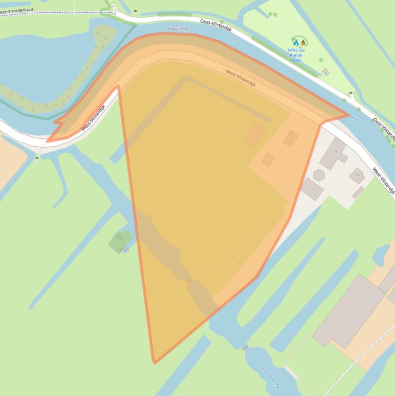 Kaart van postcodegebied 2855AG.