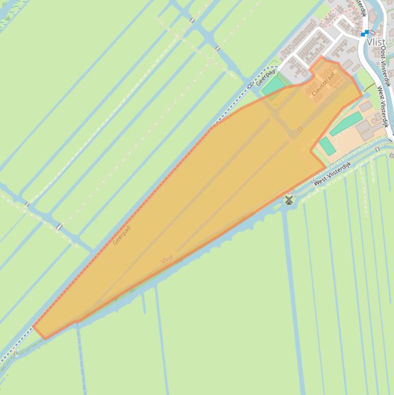 Kaart van postcodegebied 2855AW.