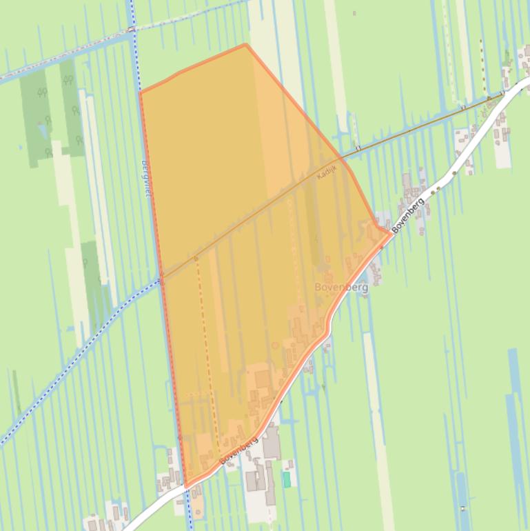 Kaart van postcodegebied 2861BB.