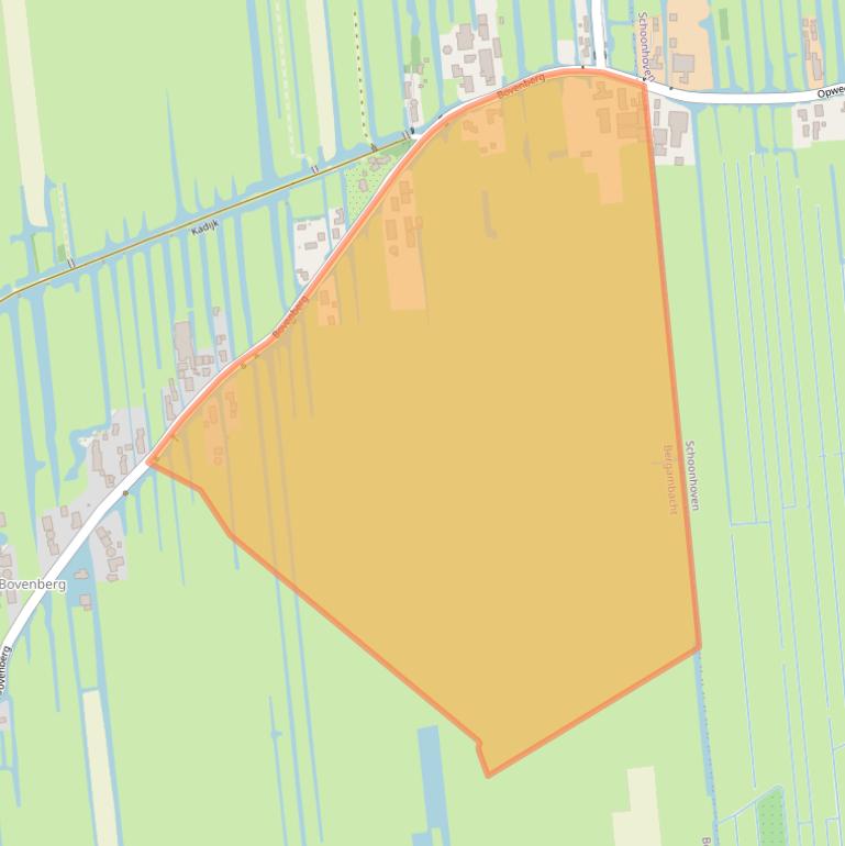 Kaart van postcodegebied 2861BC.