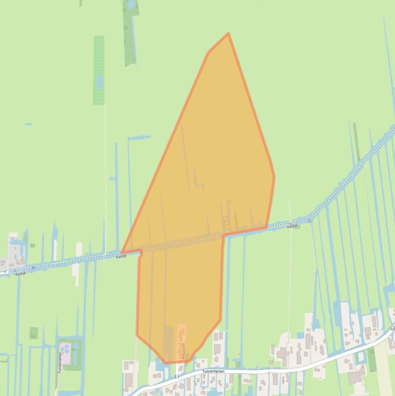 Kaart van postcodegebied 2861CP.