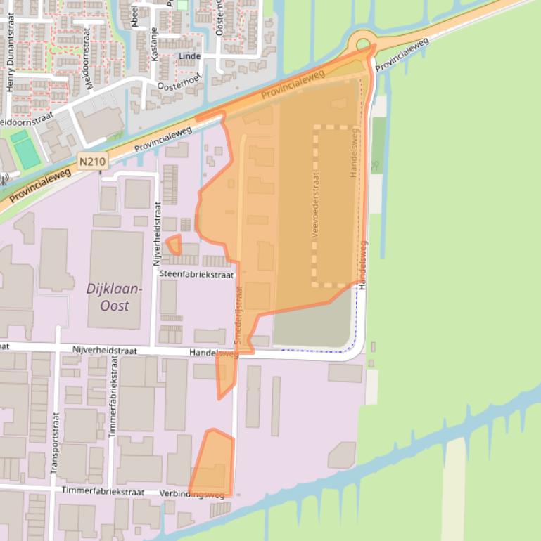 Kaart van postcodegebied 2861GP.