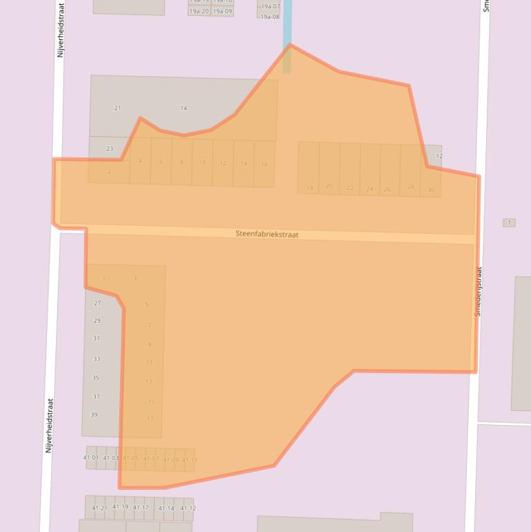 Kaart van postcodegebied 2861GR.