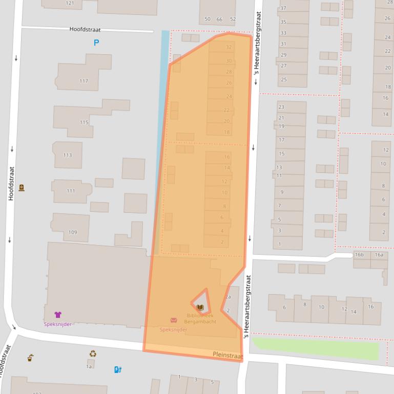 Kaart van postcodegebied 2861TB.