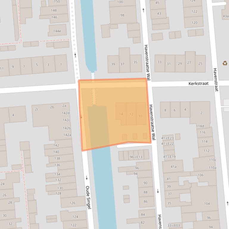 Kaart van postcodegebied 2871EH.