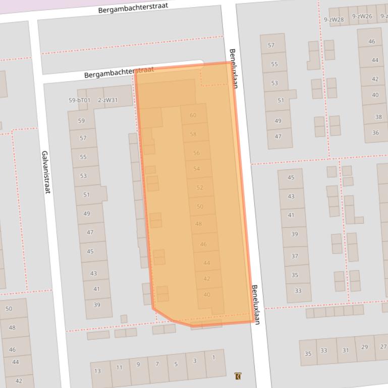 Kaart van postcodegebied 2871HH.