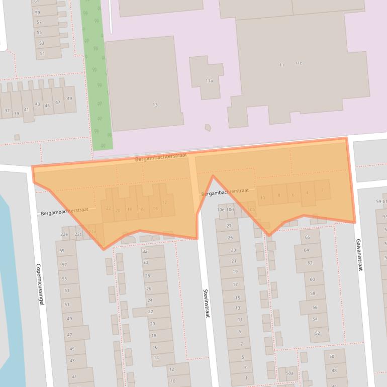 Kaart van postcodegebied 2871JD.