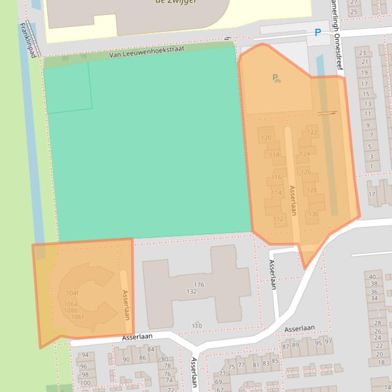 Kaart van postcodegebied 2871LR.