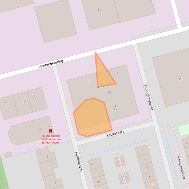 Kaart van postcodegebied 2871NM.