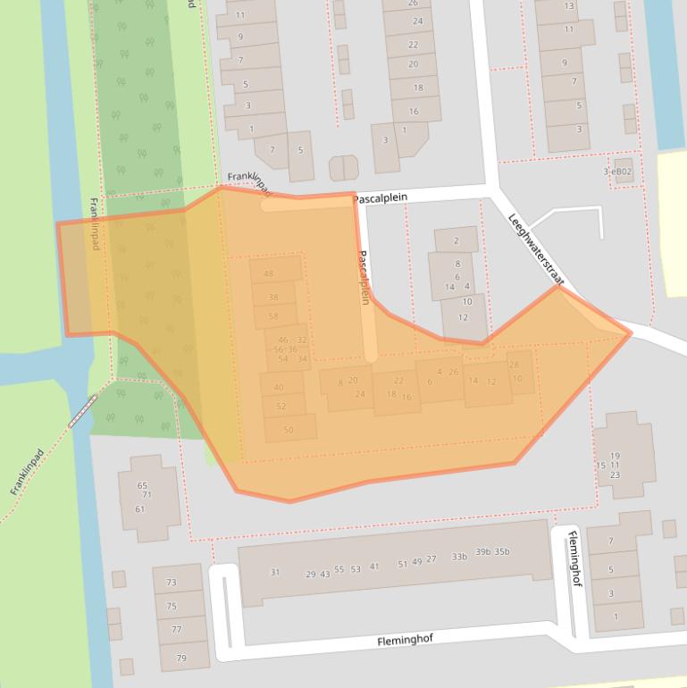 Kaart van postcodegebied 2871PE.