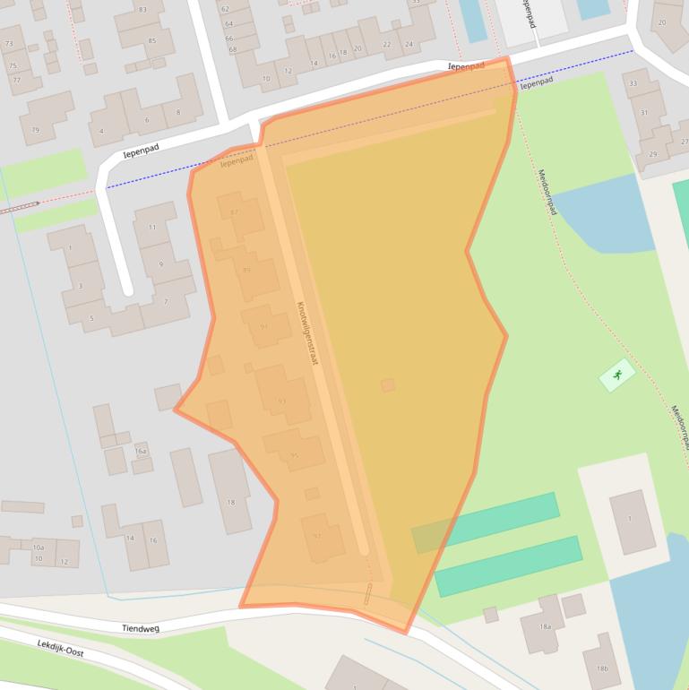 Kaart van postcodegebied 2871RD.