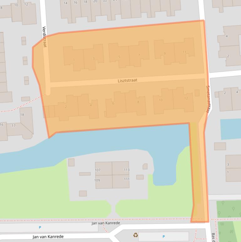 Kaart van postcodegebied 2901ER.