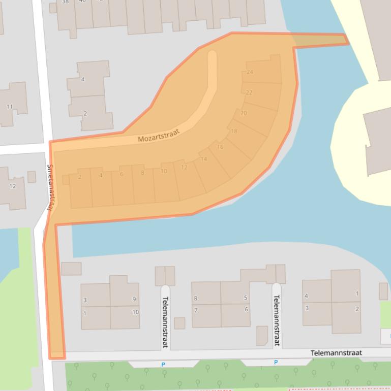 Kaart van postcodegebied 2901ET.
