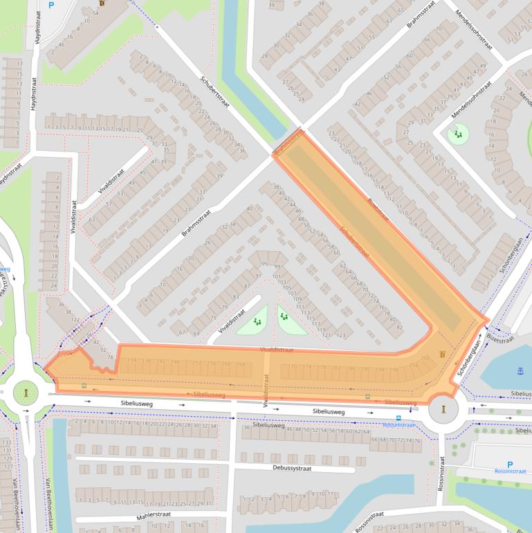 Kaart van postcodegebied 2901HC.