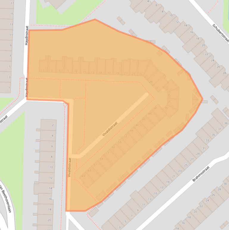 Kaart van postcodegebied 2901HD.