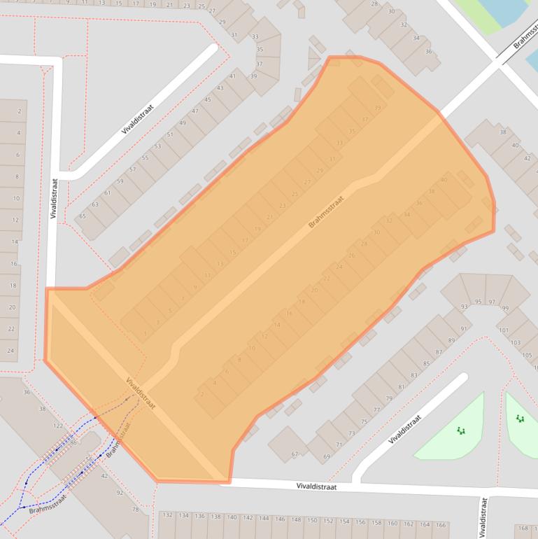 Kaart van postcodegebied 2901HG.