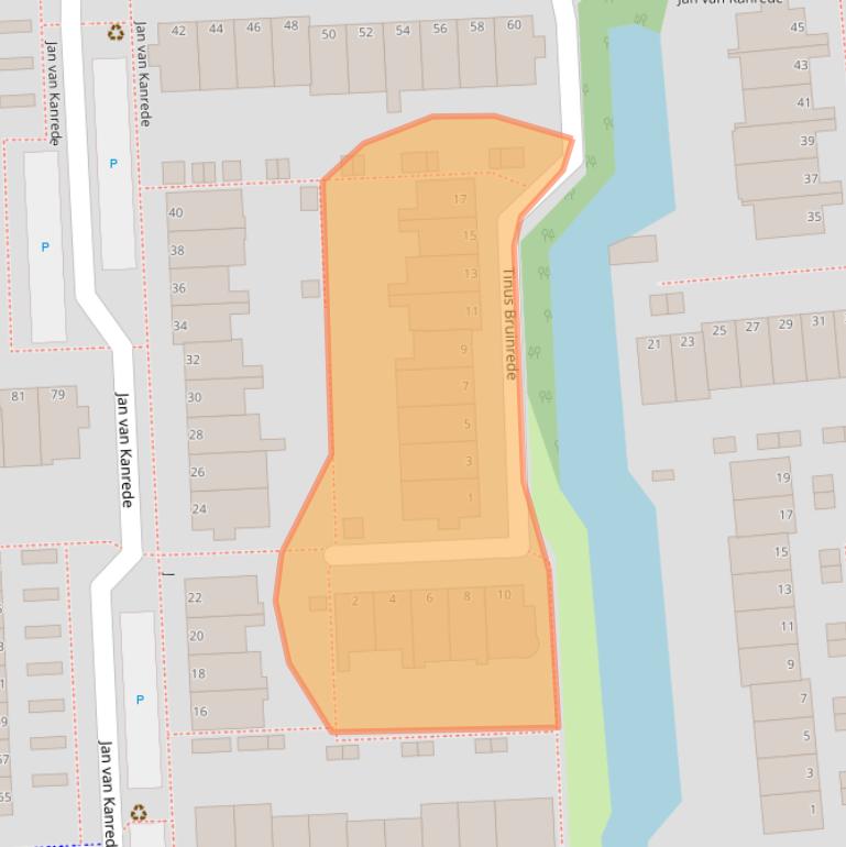 Kaart van postcodegebied 2901TC.