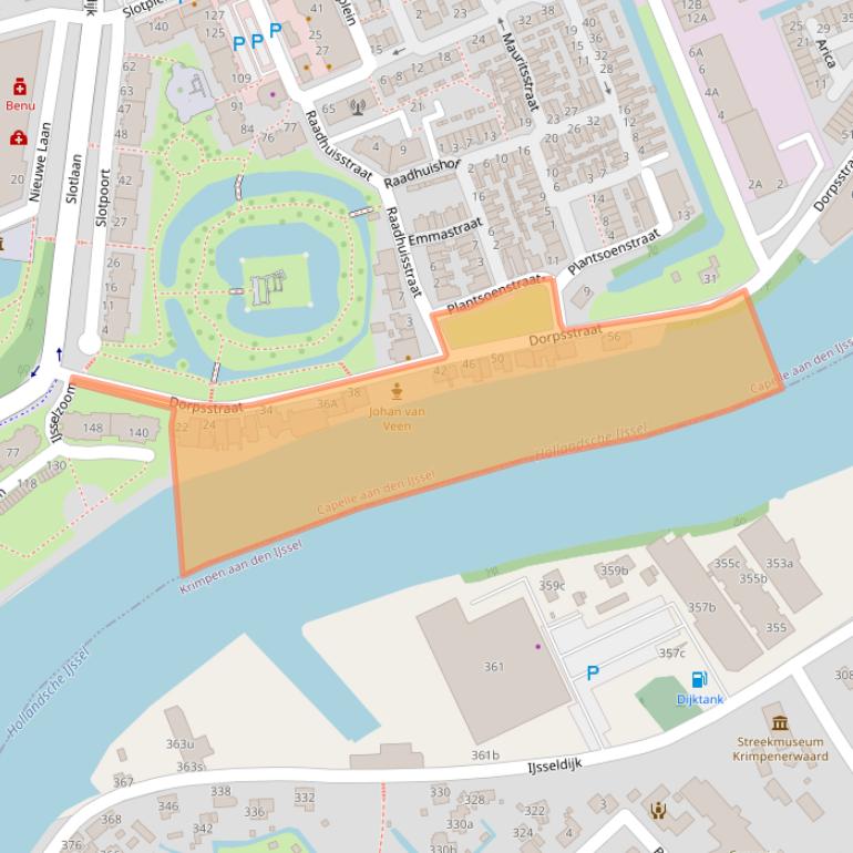 Kaart van postcodegebied 2902BD.