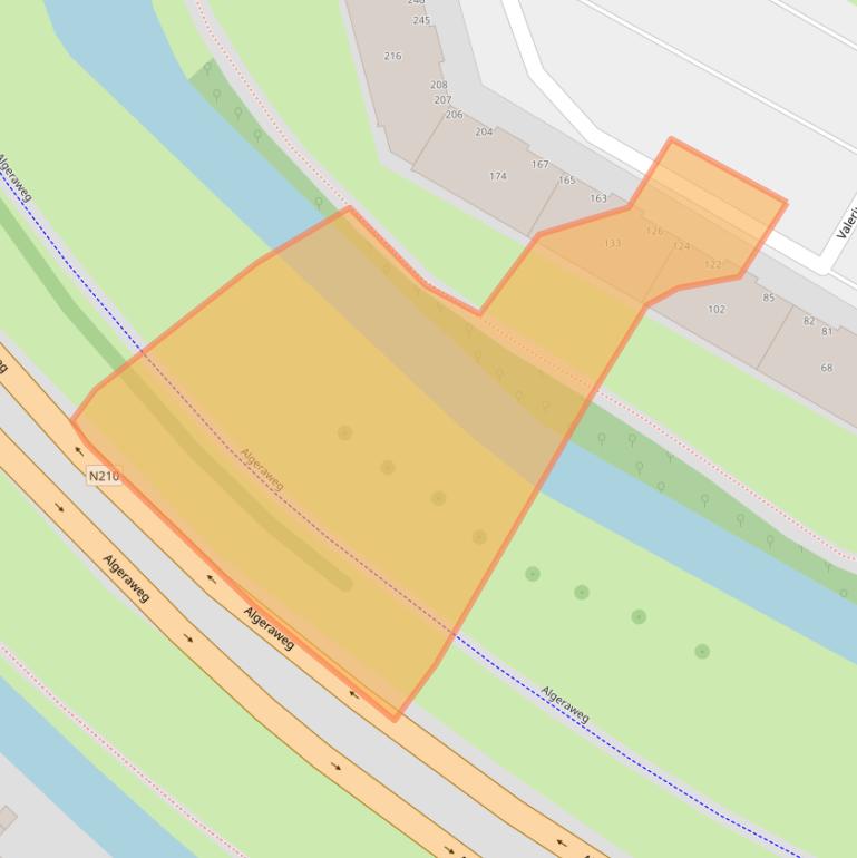 Kaart van postcodegebied 2902CD.