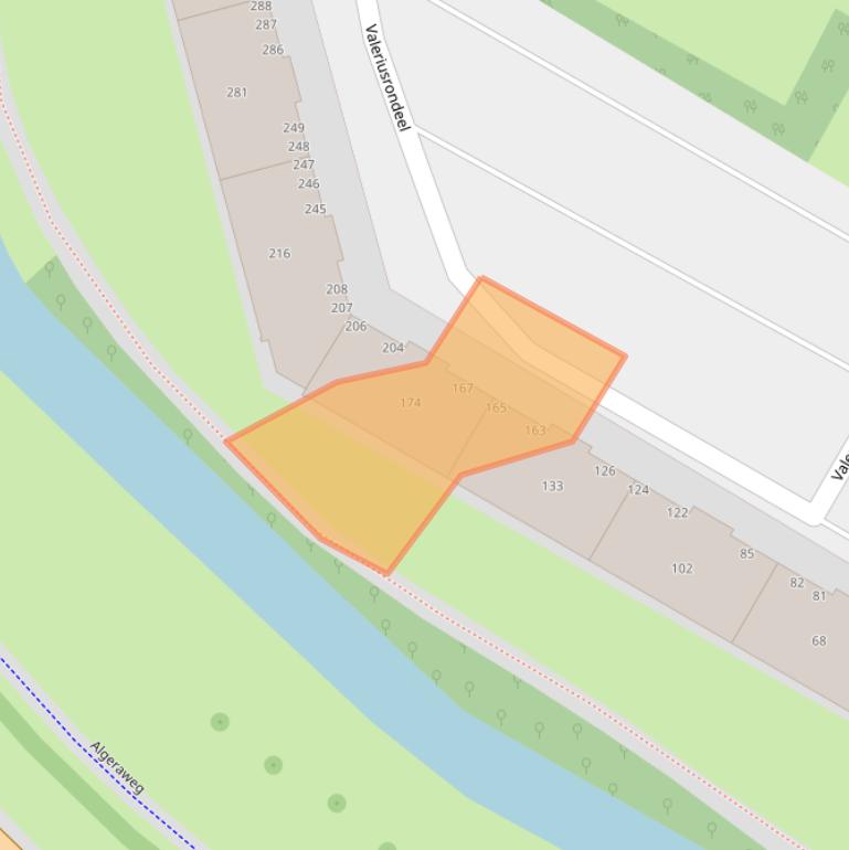 Kaart van postcodegebied 2902CE.