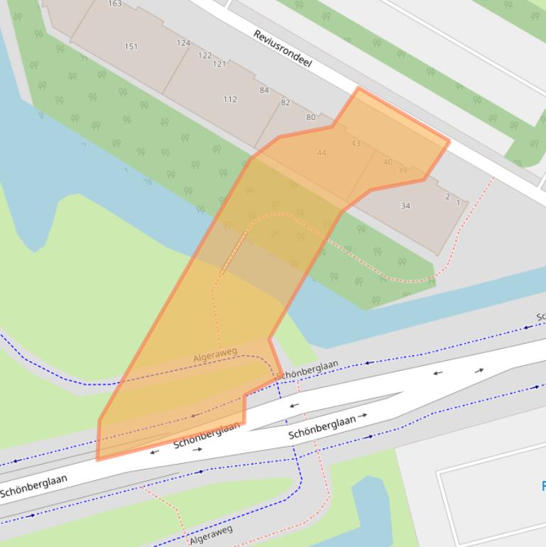 Kaart van postcodegebied 2902EB.