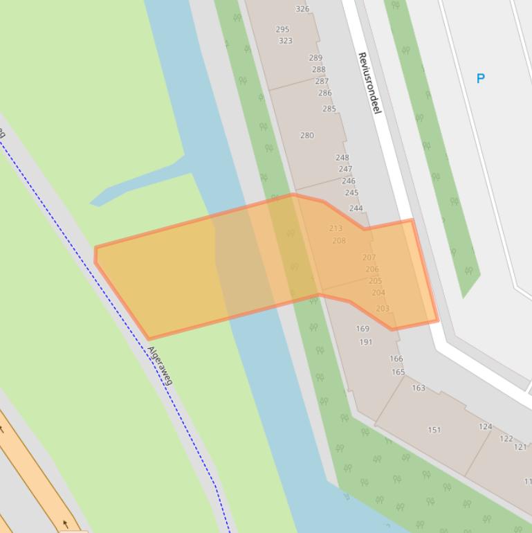 Kaart van postcodegebied 2902EG.